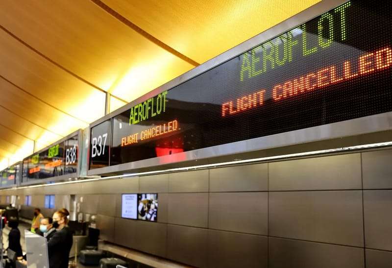 Reclamar un vuelo cancelado por el ataque de Rusia a Ucrania